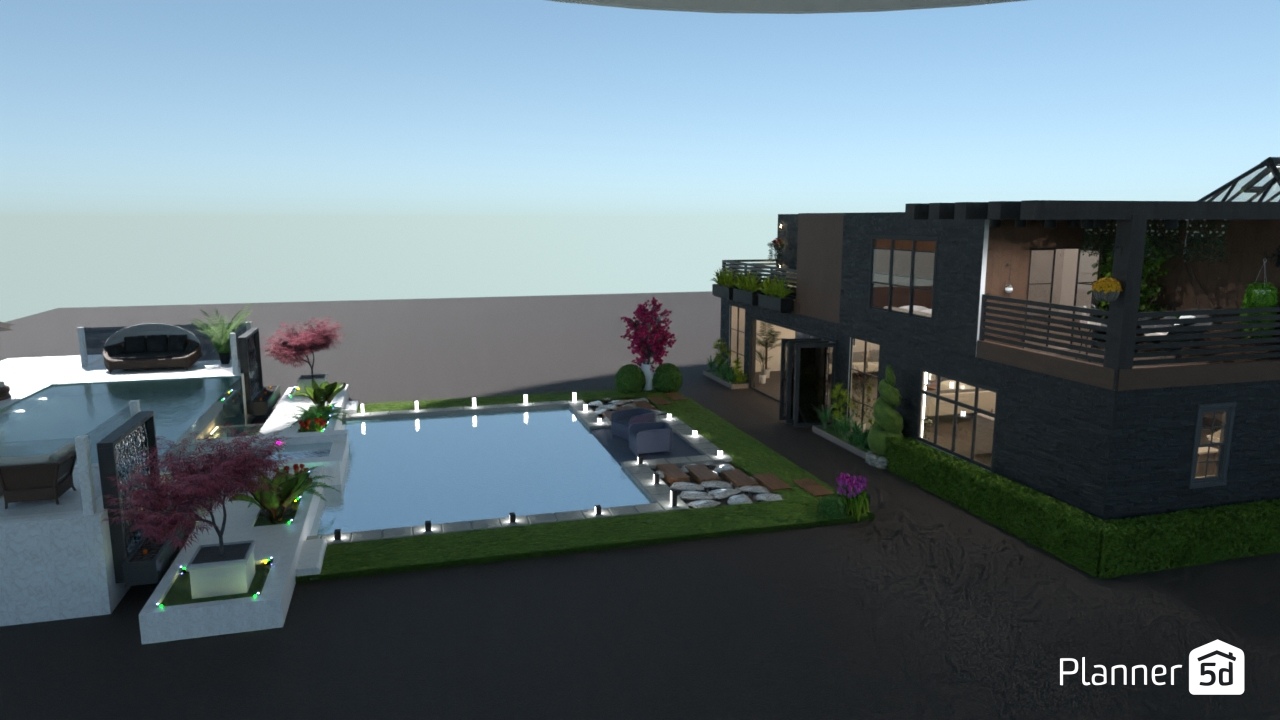 pool garden #23507838 by Soso