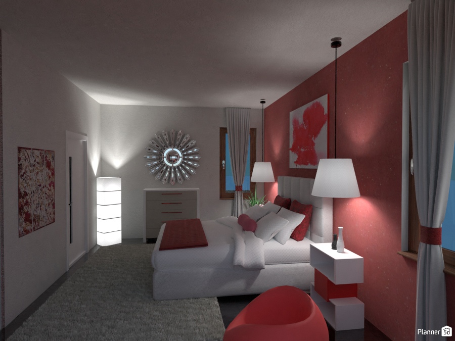 Red Point Bedroom #2 #2206181 by Fede Lars