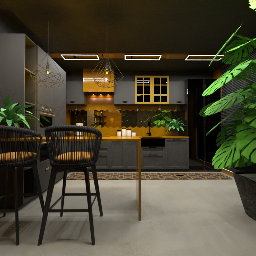 Sunny Kitchen #12508643 by Editors Choice