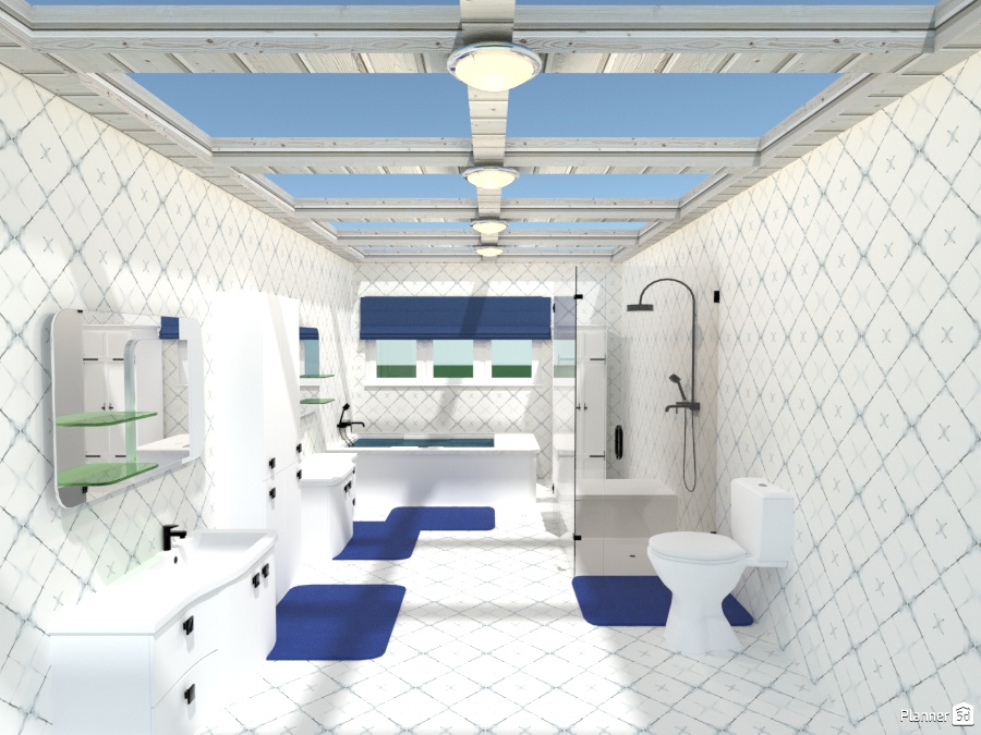 bathroom wwith sky roof #2034996 by Joy Suiter
