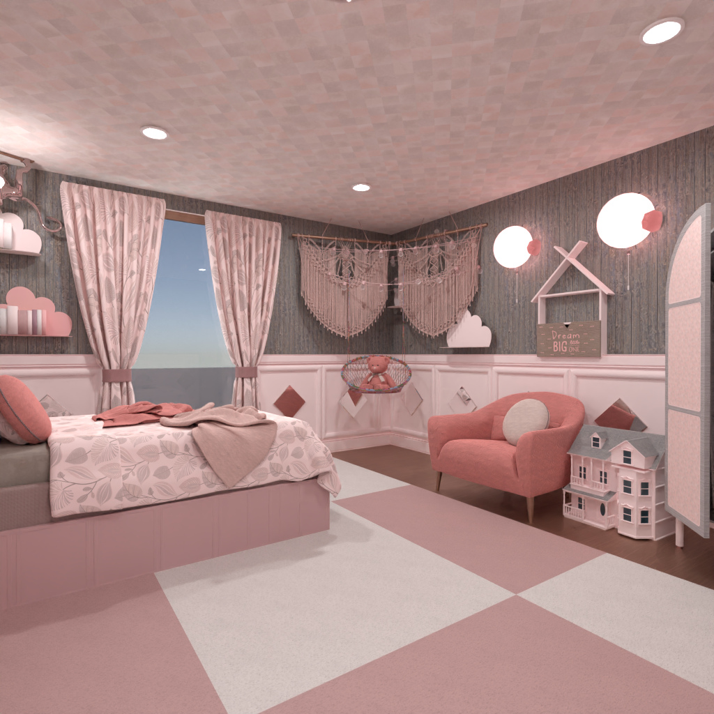 Pink Bedroom #11733728 by Editors Choice