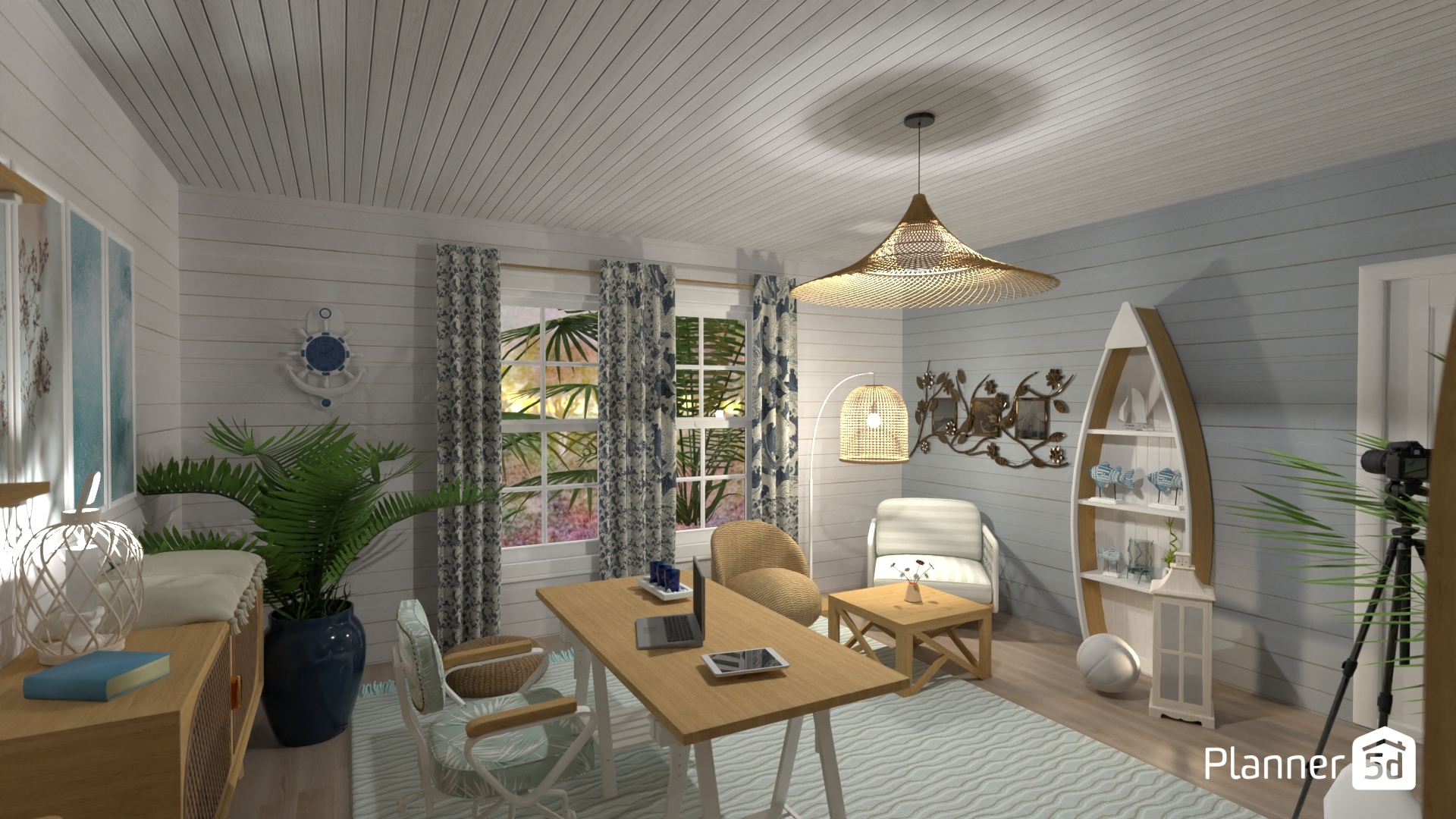 home office - beach design #30794692 by Corin K
