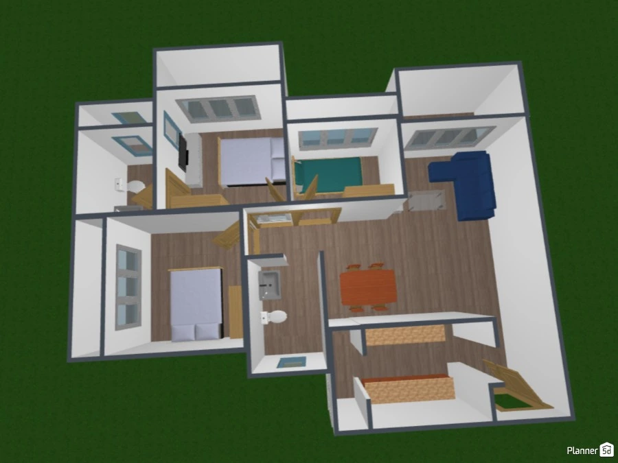 2.5 Bhk Design #3030716 by Royal Interiors