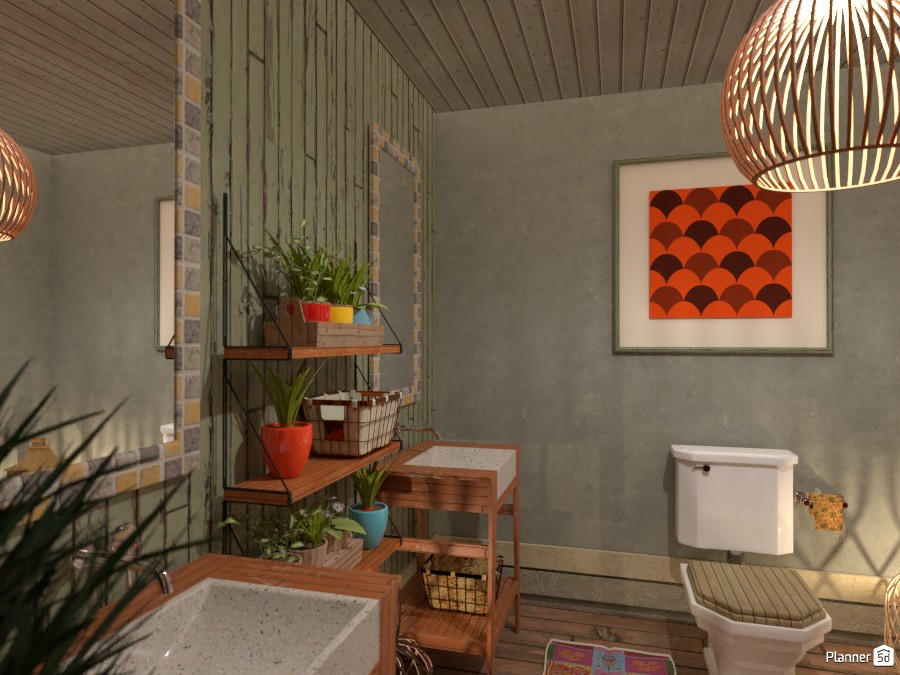 Boho style interior: Bath 3567277 by Moonface image