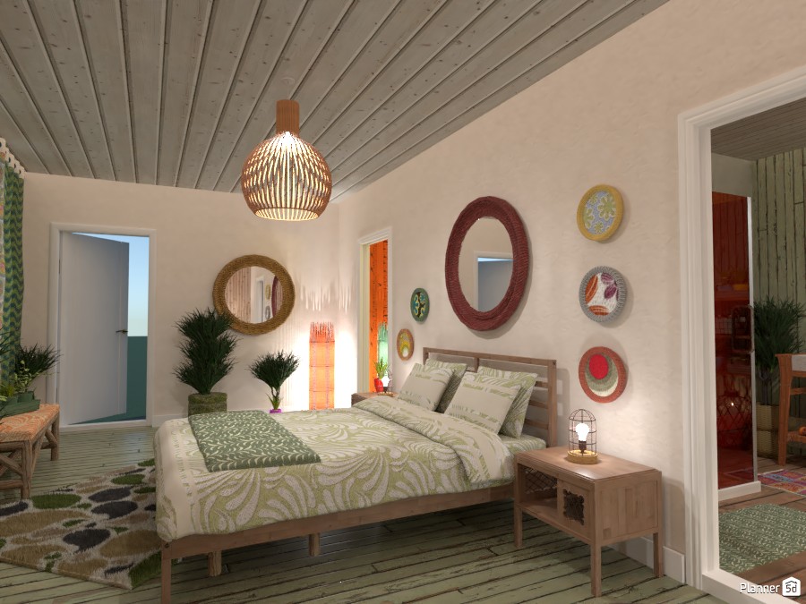 Boho style interior: Bedroom 2 #3570870 by Moonface