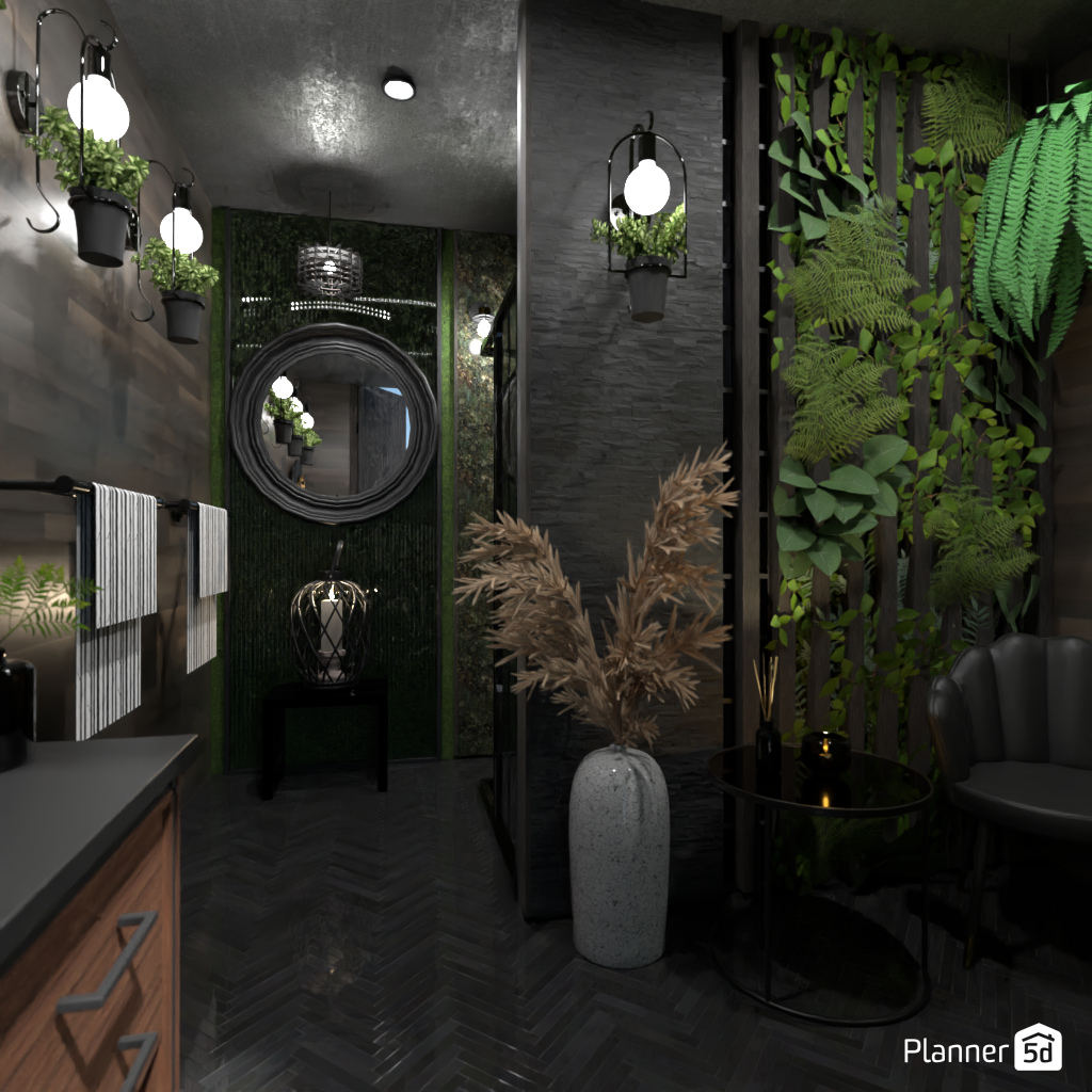 Dark Bathroom #17636995 by Editors Choice