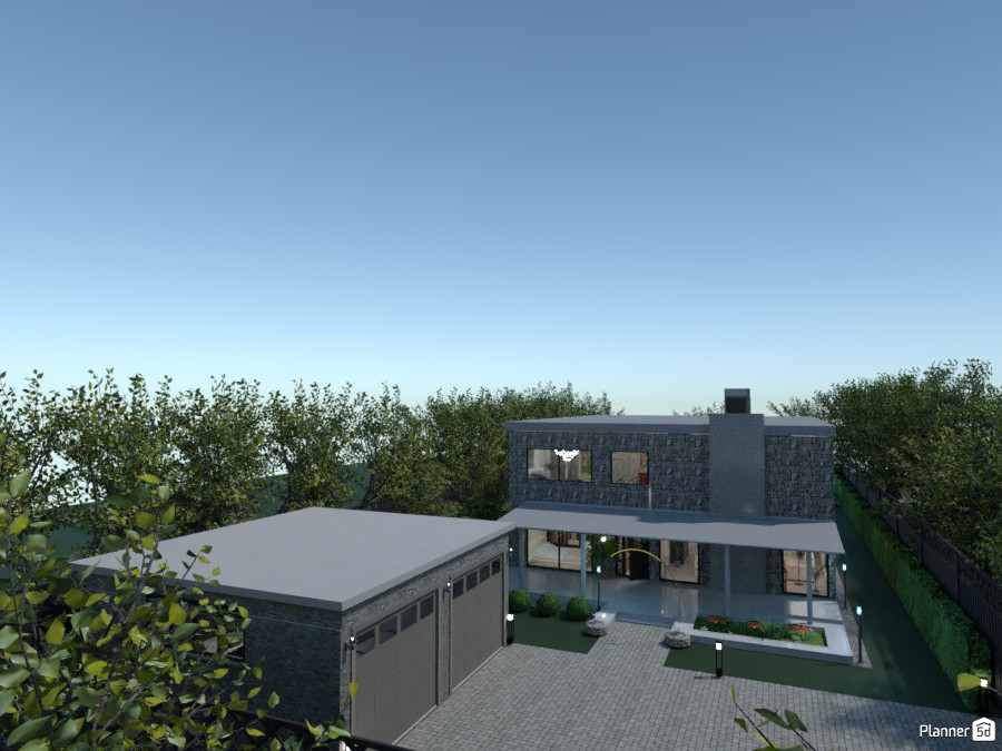 Дом  со вторым светом с двумя террасами и с бассейном  и гаражом для 2 авто 4583003 by Olga image