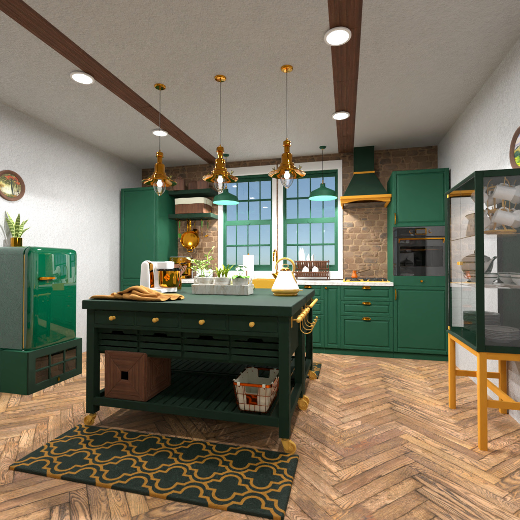 Vintage kitchen #13260855 by Editors Choice