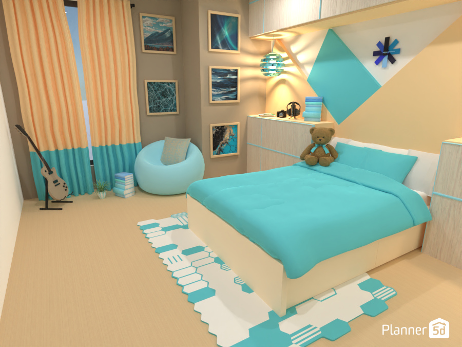 Boys Bedroom Free Online Design 3D House Ideas Ch2tO0Rn By Planner 5D   07c84a2898465fddca3b5880495a7cd2 1 