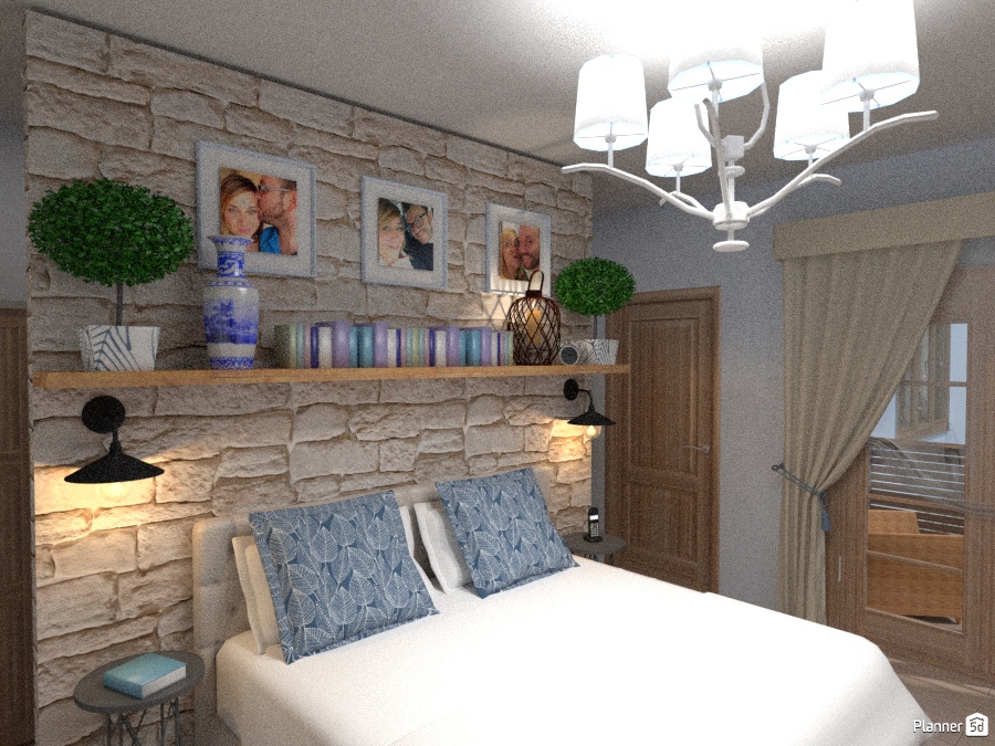 cozy shabby-chic bedroom 1781595 by Chiara Meazza image