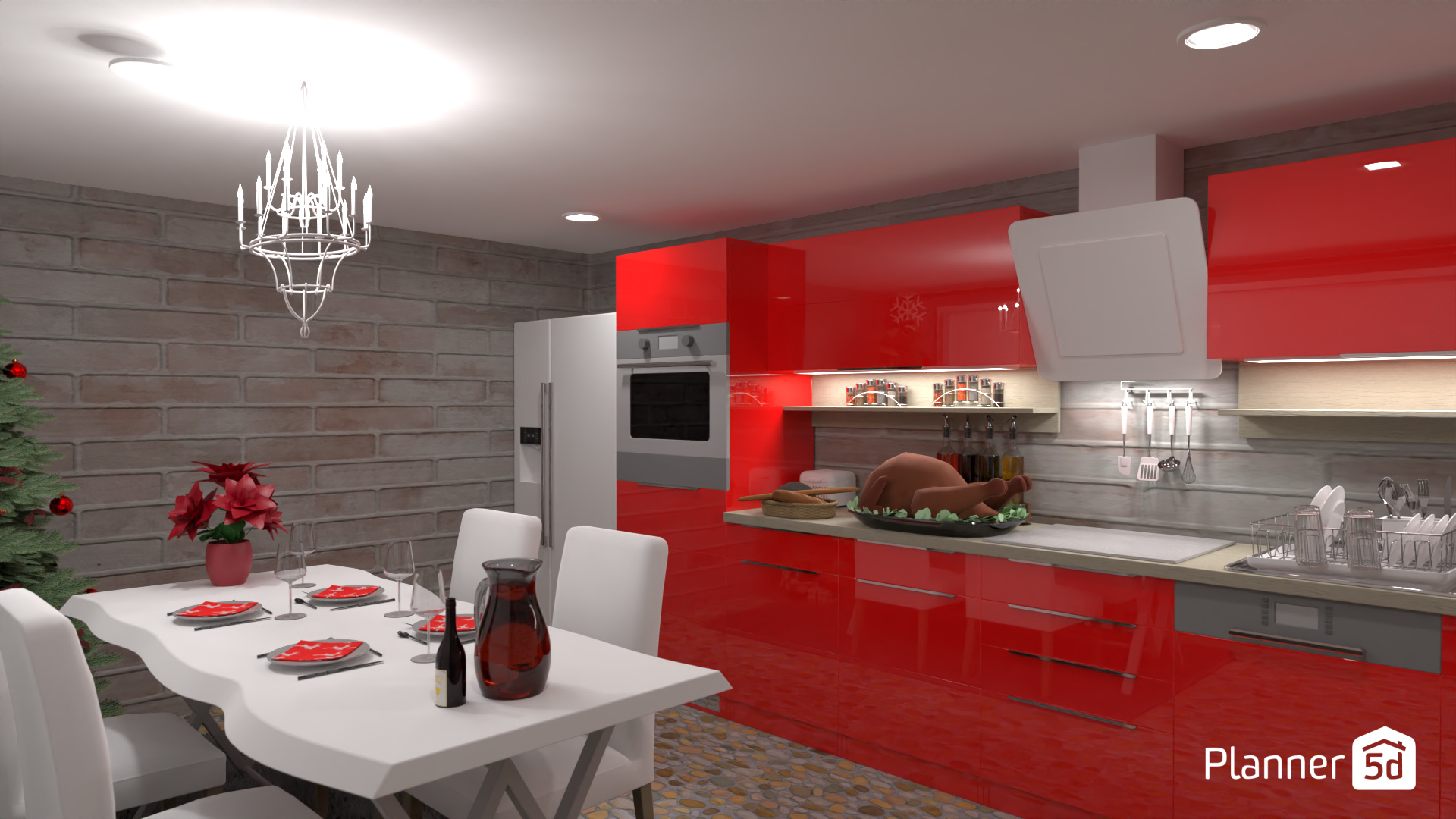 Santa Kitchen #15777107 by meaw