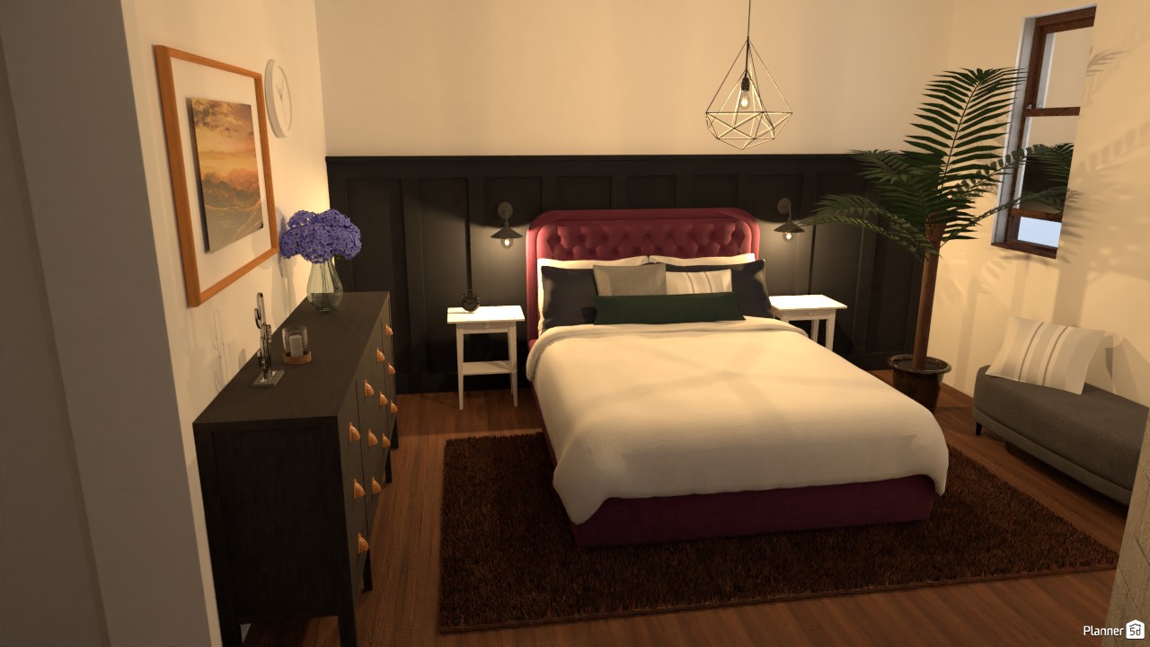 Moody Bedroom #3892329 by Martha