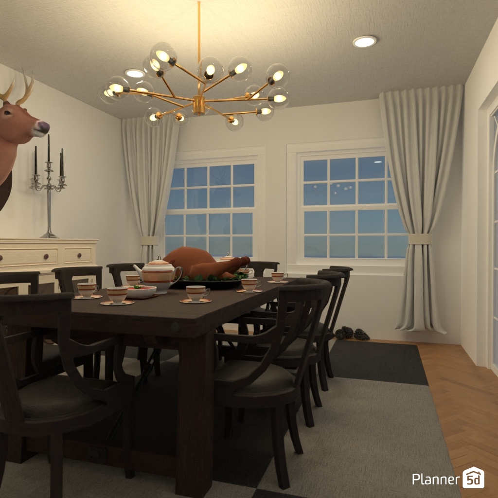 DB: Thanksgiving Day - room shell copy #23408635 by Editors Choice