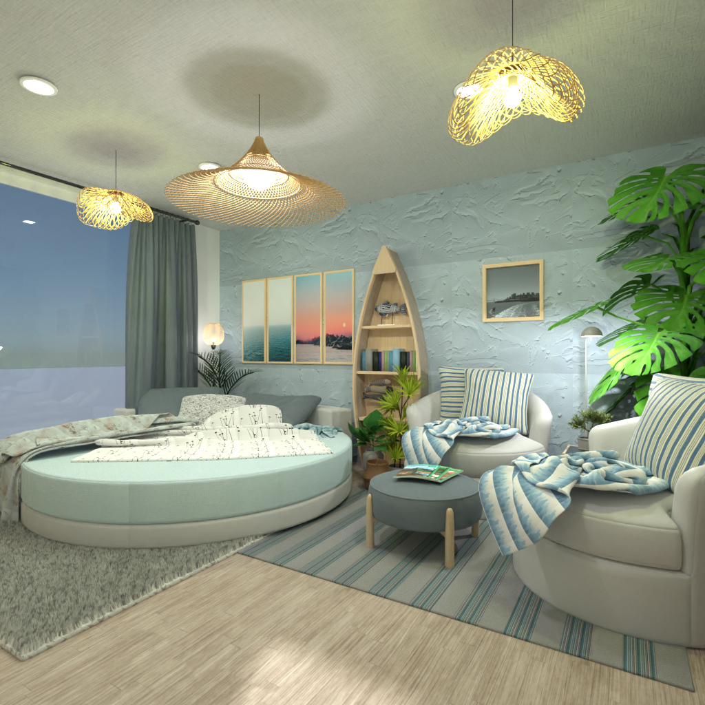 Ocean Bedroom #13460295 by Editors Choice