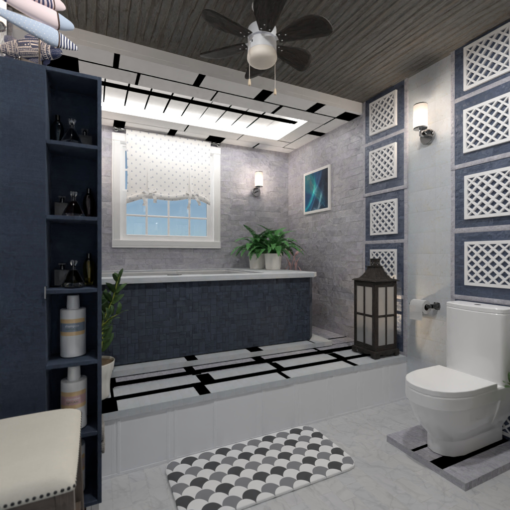 Nautical bathroom #12312694 by Editors Choice