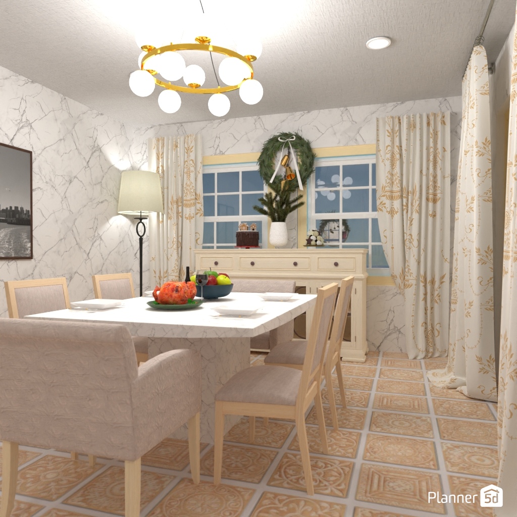 DB: Thanksgiving Day - room shell copy #23411251 by Editors Choice