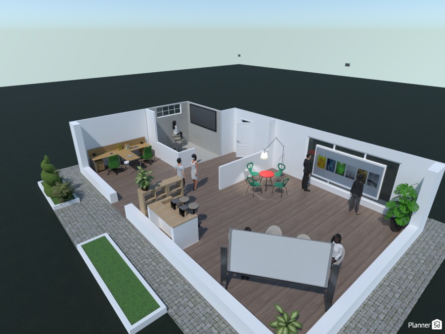 office room #3717079 by Manu Eraly