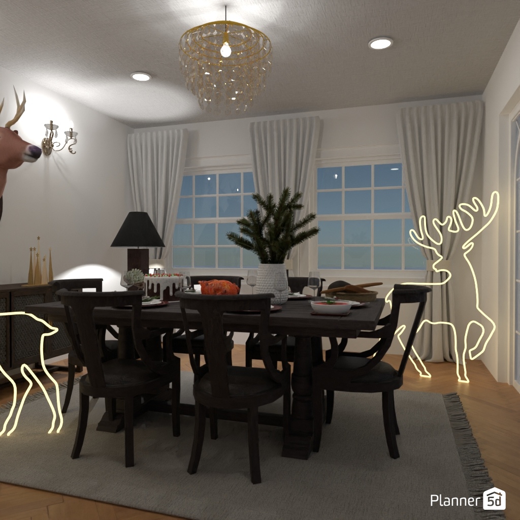 DB: Thanksgiving Day - room shell copy #23441127 by Editors Choice