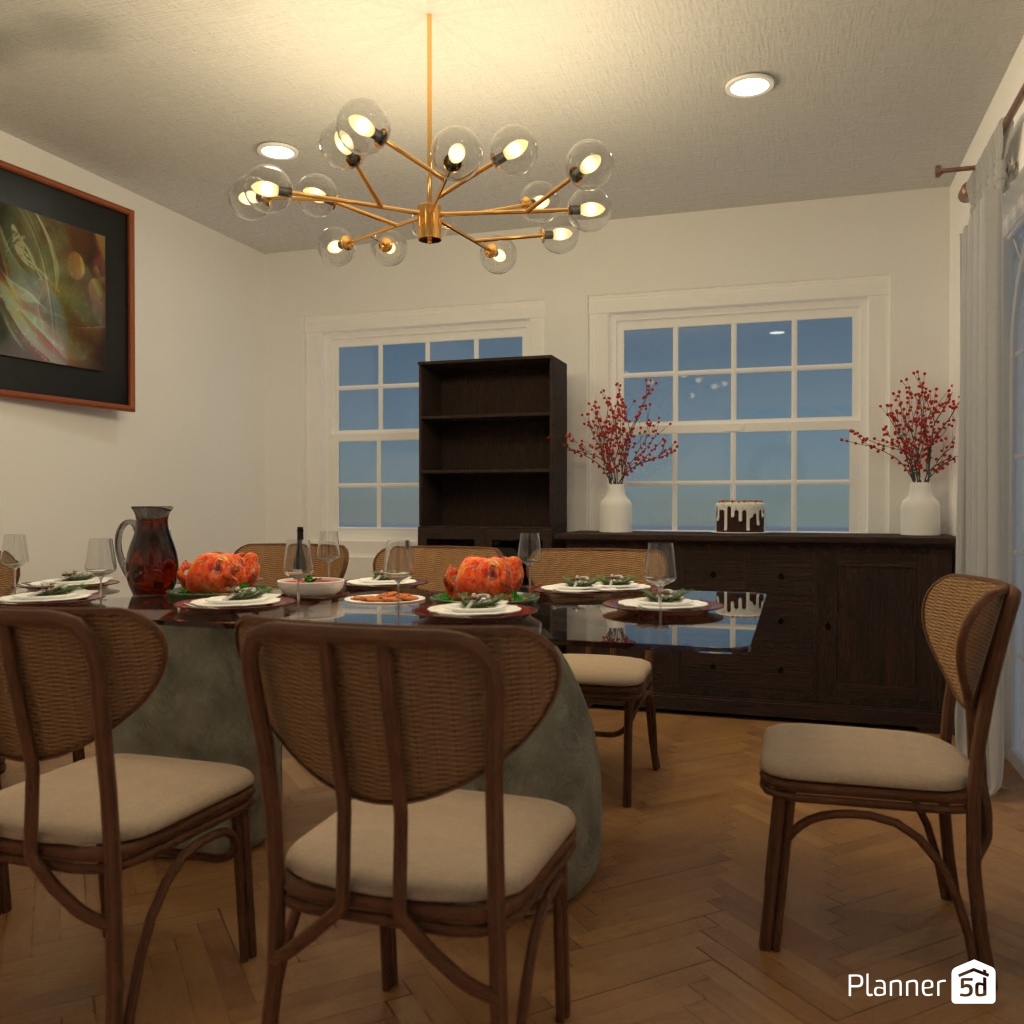 DB: Thanksgiving Day - room shell copy #23445611 by Editors Choice