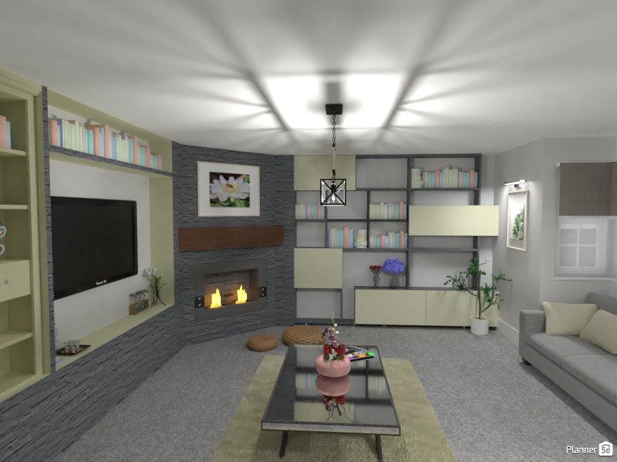 Living room #4703654 by Mia