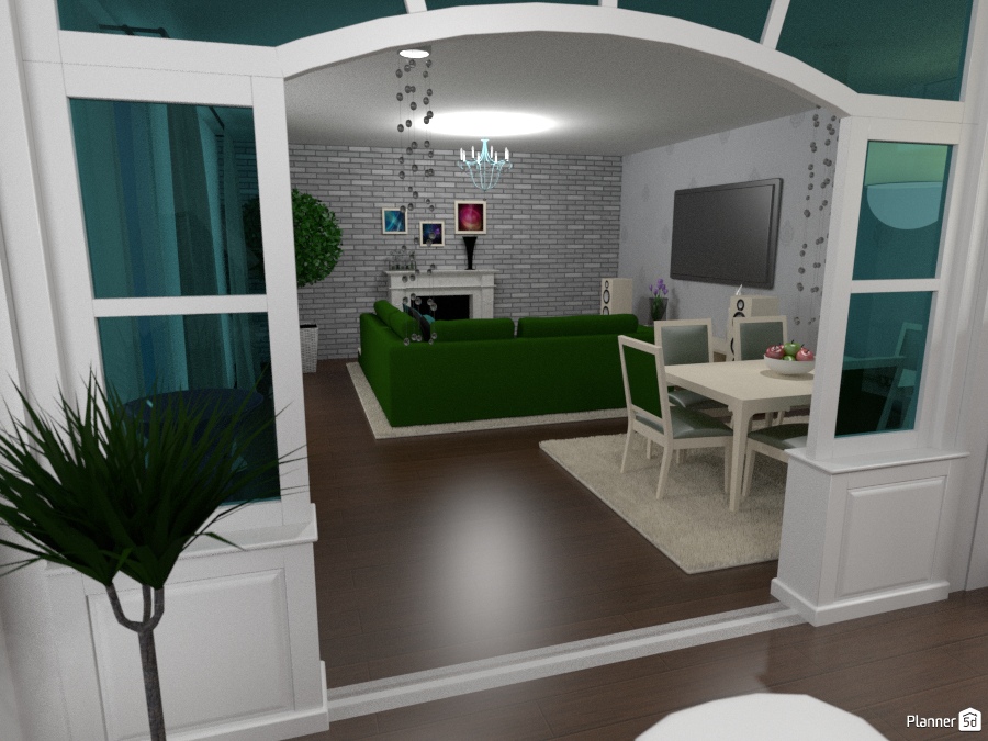 My green living room 1416583 by Alexandra image