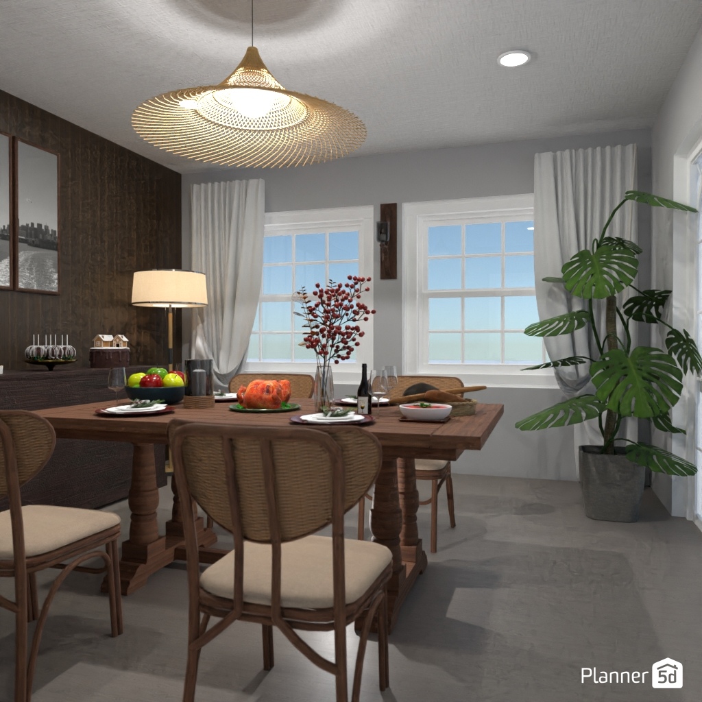 DB: Thanksgiving Day - room shell copy #23463235 by Editors Choice