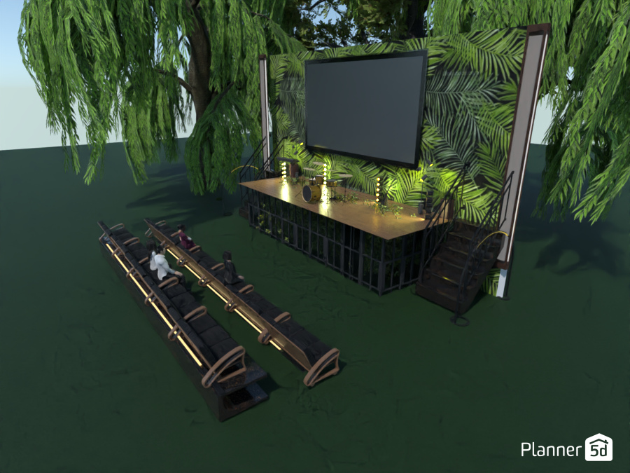 stage area outside #10584896 by Anonymous:):)