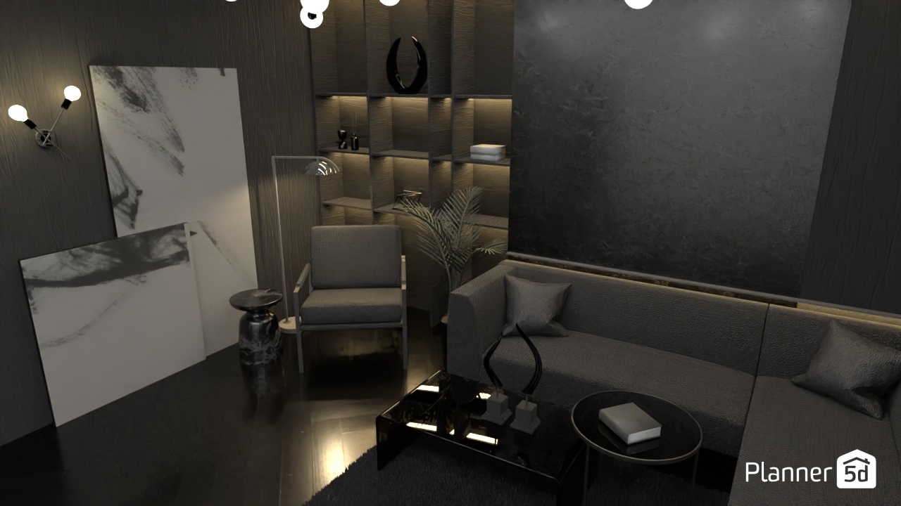 черная гостиная #23291774 by Кристина