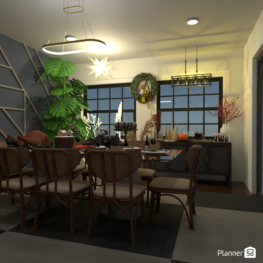 DB: Thanksgiving Day - room shell copy #23417351 by Editors Choice