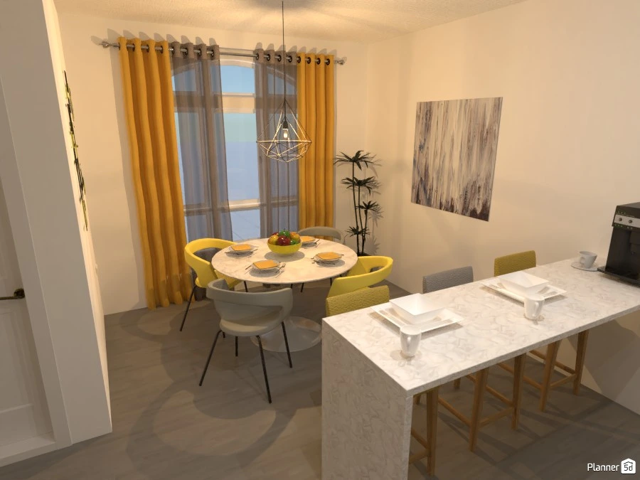 Cocina amarilla #83112 by Laura