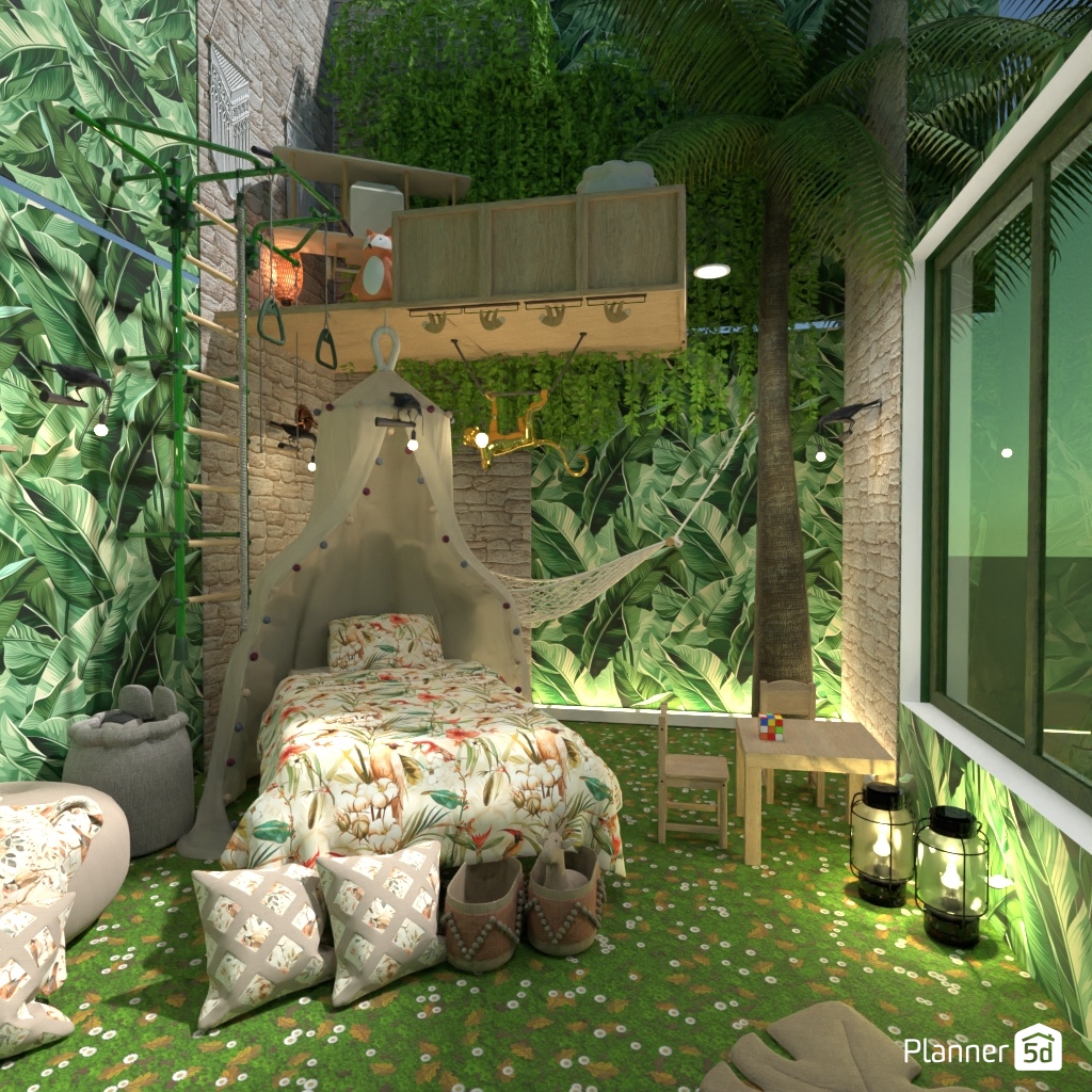 Jungle Bedroom #21768758 by Editors Choice