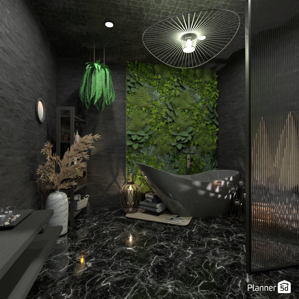 Dark Bathroom #17732479 by Editors Choice