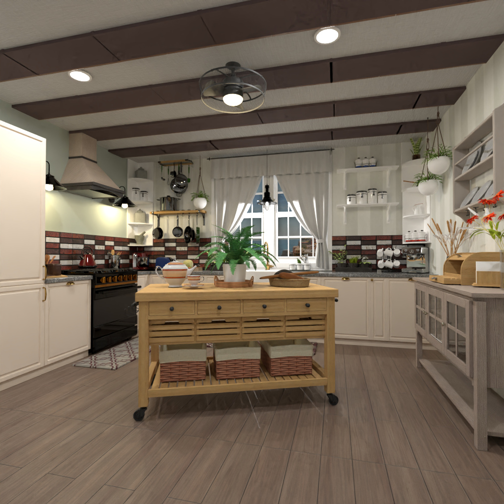 Vintage kitchen #13304371 by Editors Choice