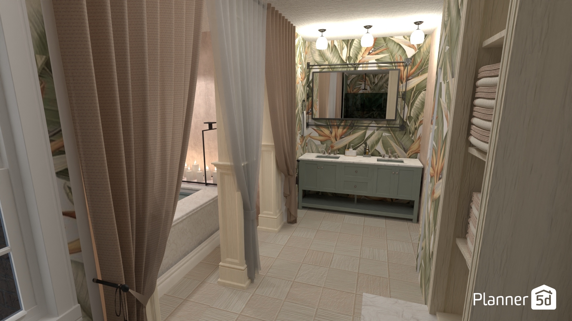 Jungle Bath #4000888 by Jamie Dawson