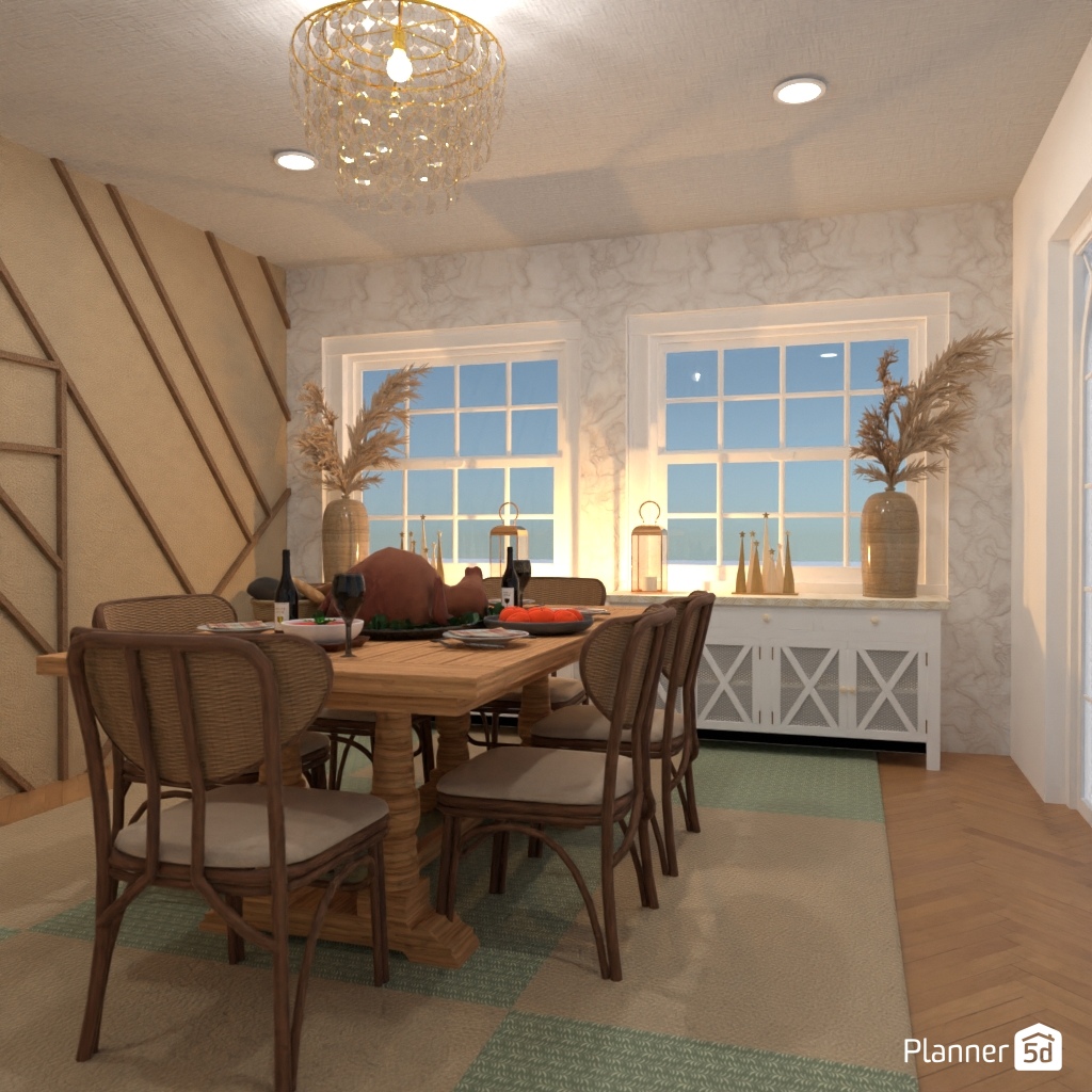 DB: Thanksgiving Day - room shell copy #23493326 by Editors Choice