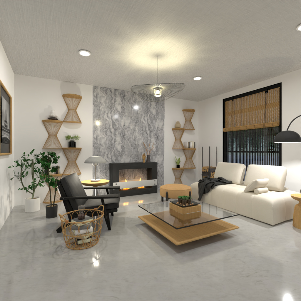 Japandi Living Room #3344140 by Editors Choice