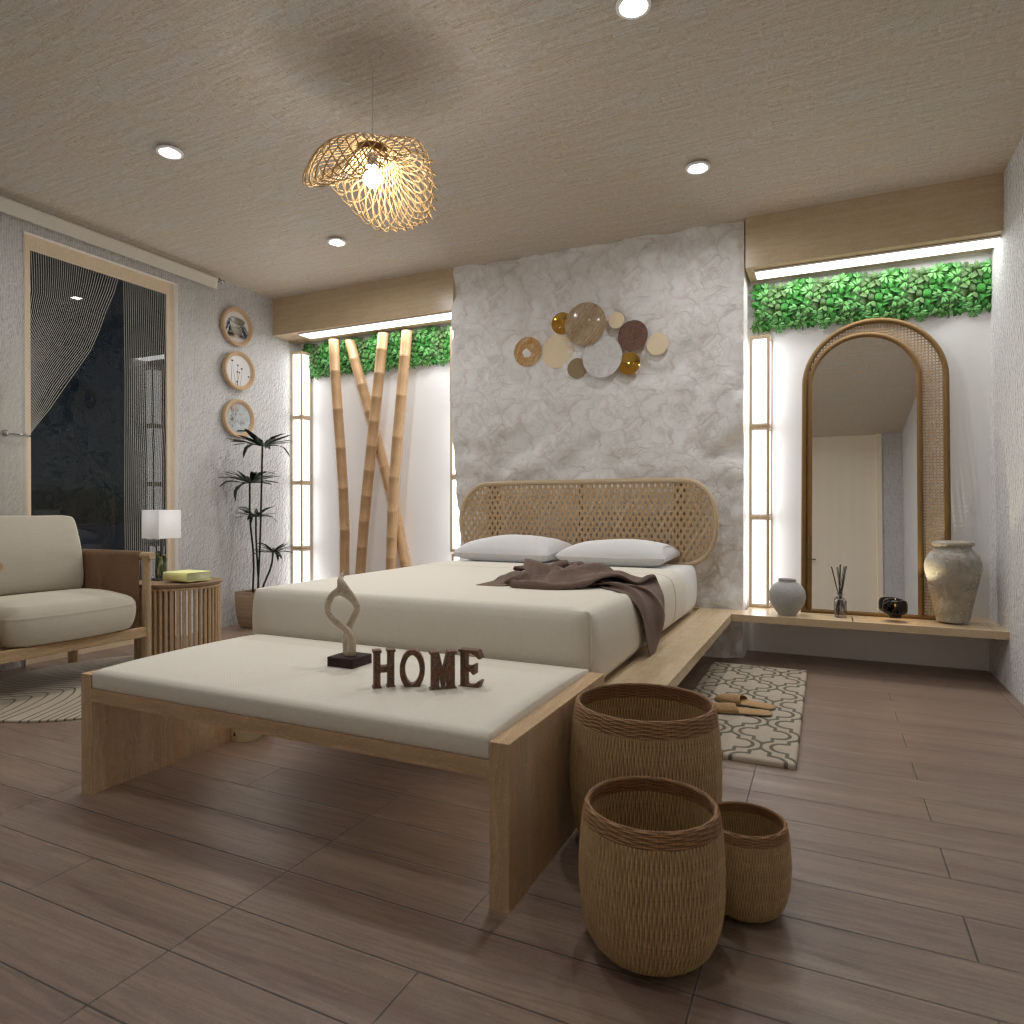 Wabi Sabi Bedroom #3355340 by Editors Choice
