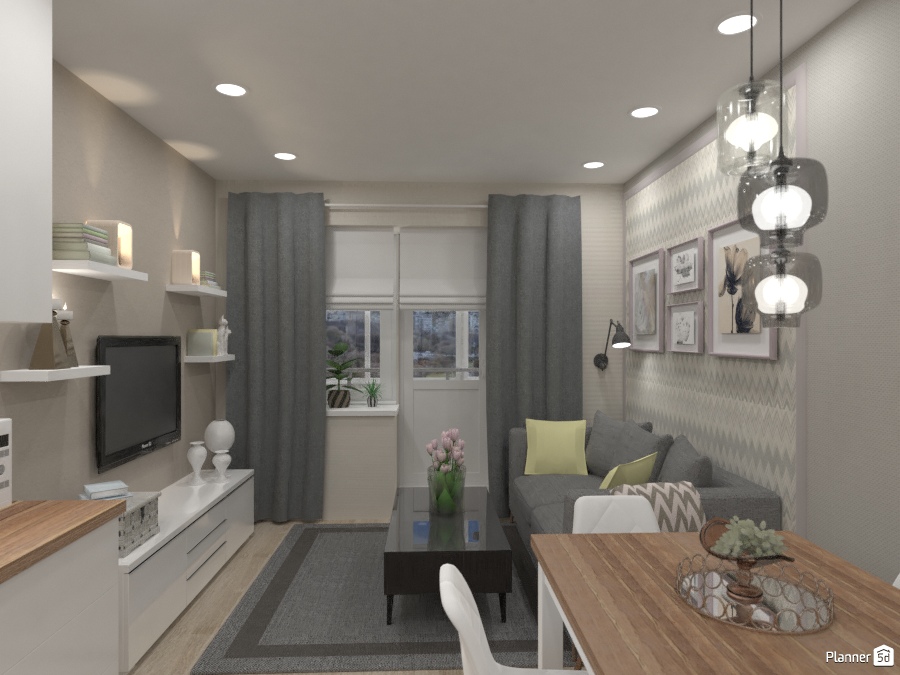 Гостиная #2221223 by Elena Strenova