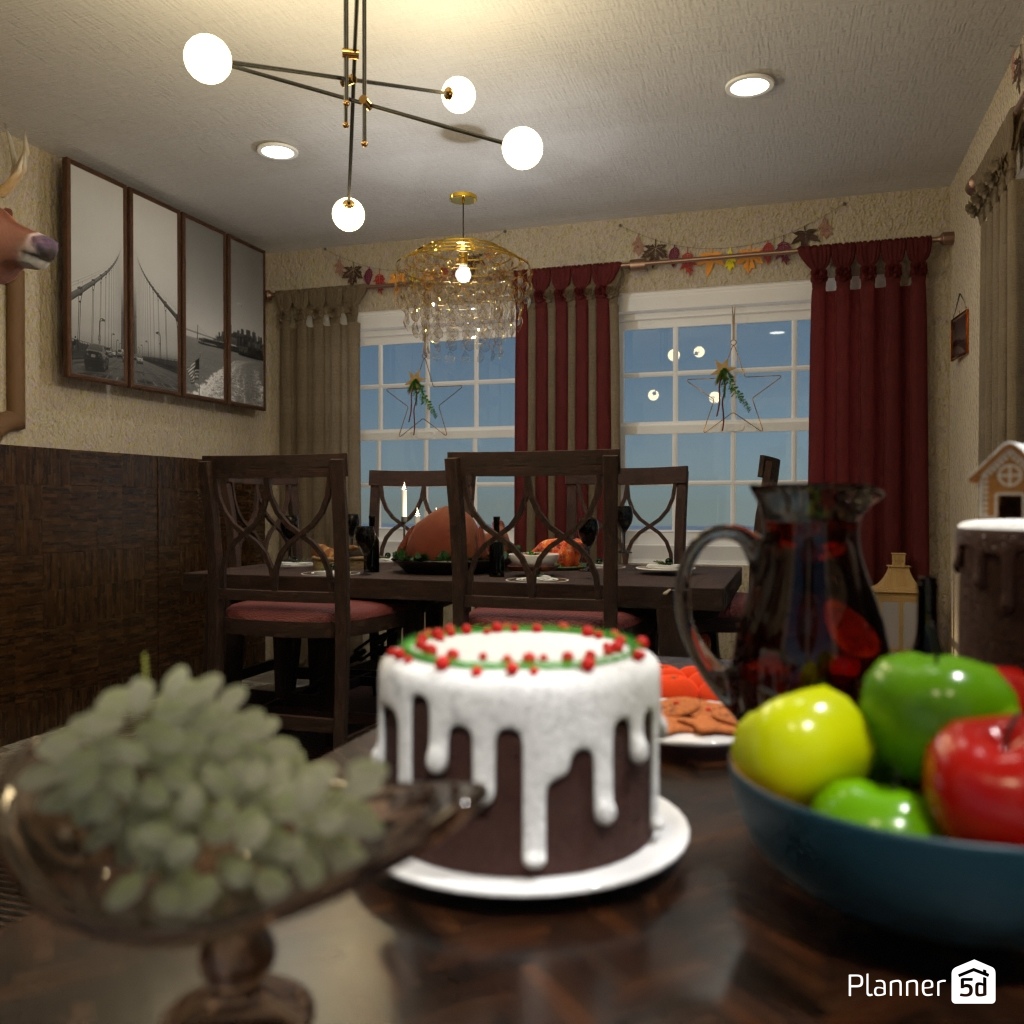 DB: Thanksgiving Day - room shell copy #23404619 by Editors Choice