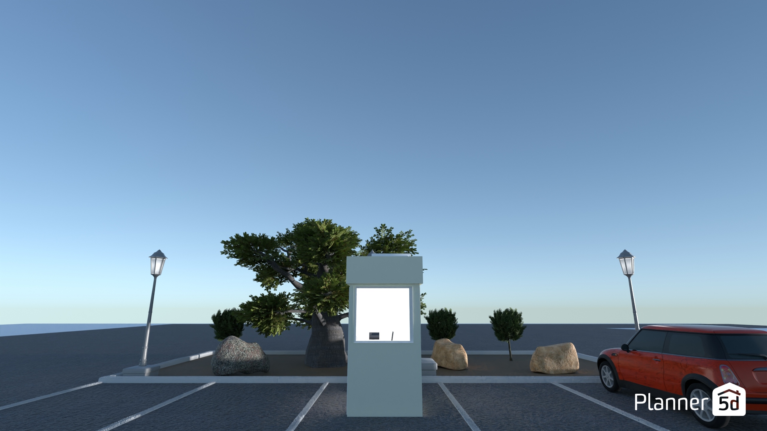 Hyatt booth w/ surroundings #26376344 by Raymond Maduro