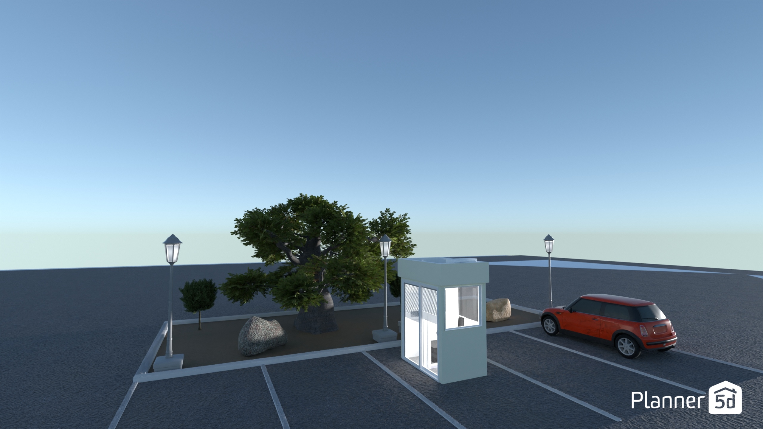 Hyatt booth w/ surroundings #26376116 by Raymond Maduro