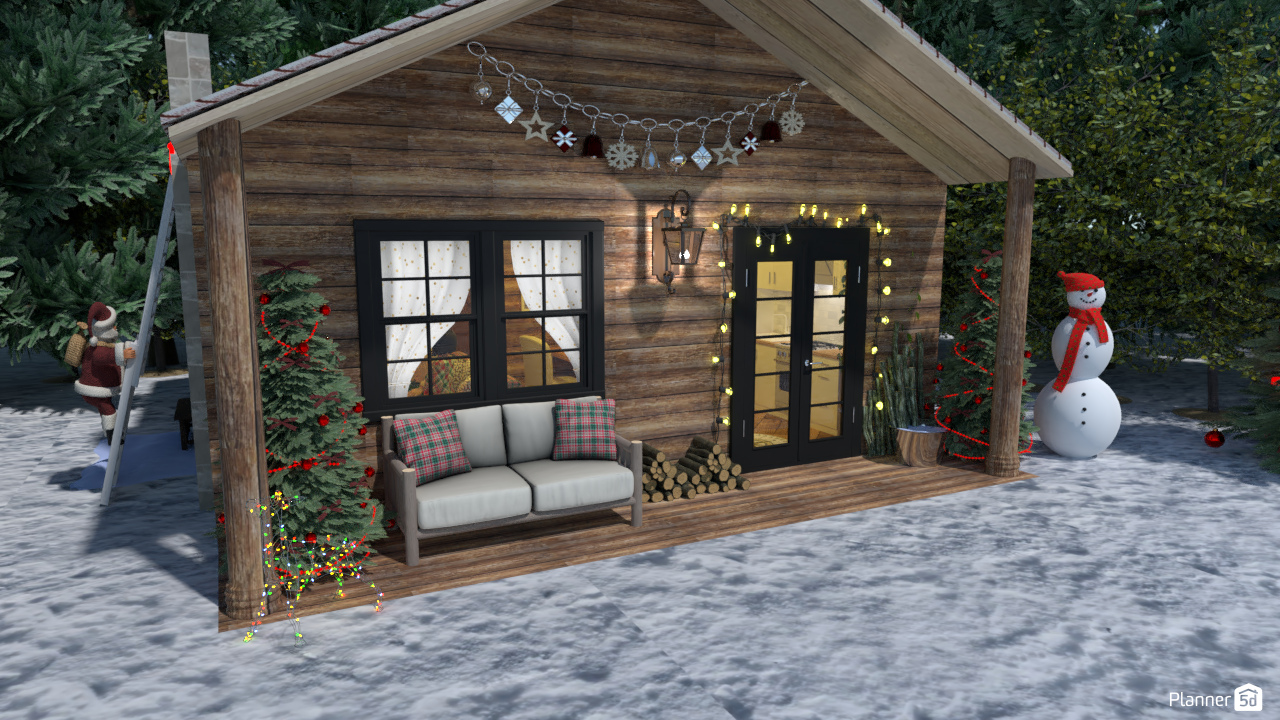 Tiny Christmas Lodge 5740425 by Chiara Meazza image