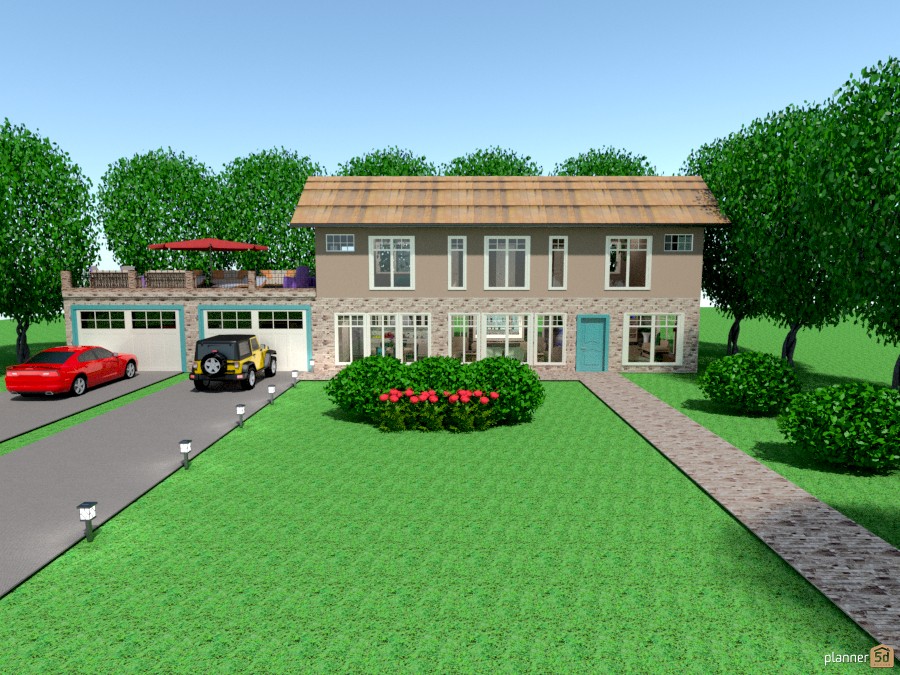 brick n paint home #1222856 by Joy Suiter