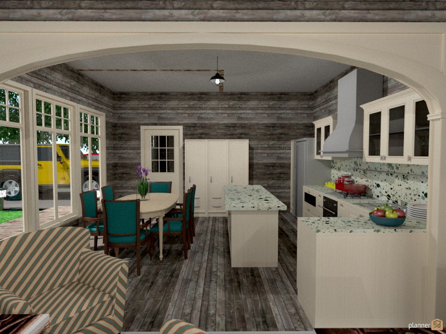 paint n brick home kitchen n dining areas #1223011 by Joy Suiter