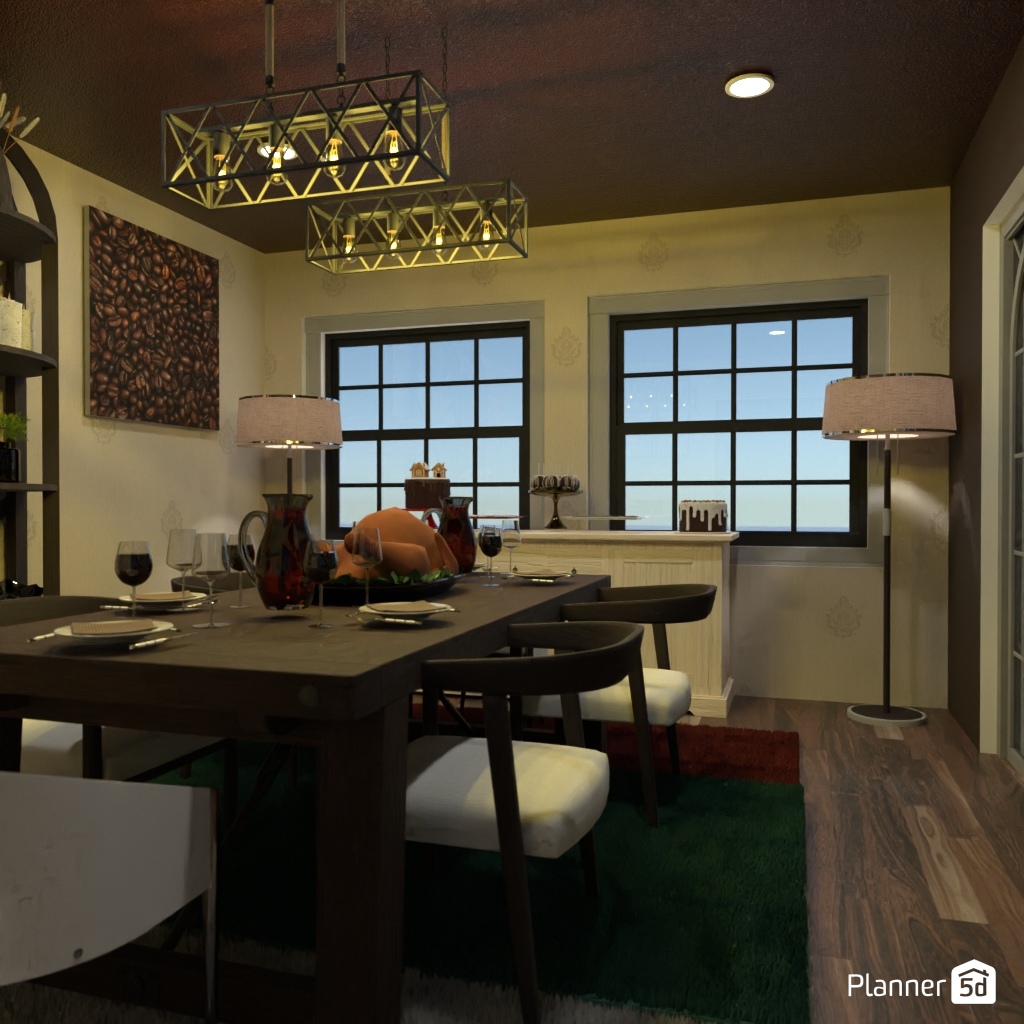 DB: Thanksgiving Day - room shell copy #23421875 by Editors Choice