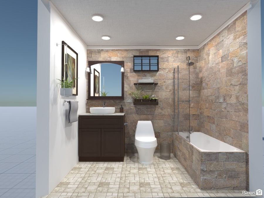 small bathroom #4052307 by Anonymous