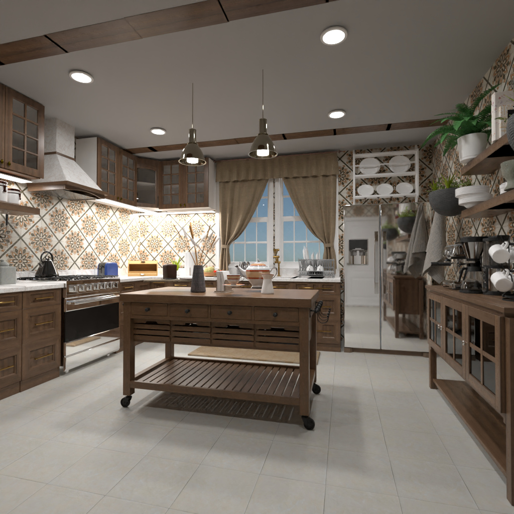 Vintage kitchen #13251527 by Editors Choice