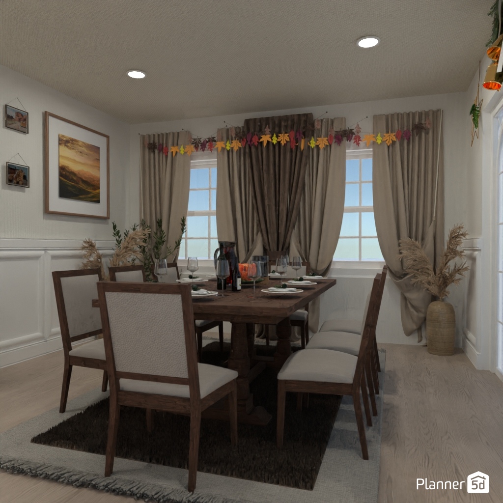 DB: Thanksgiving Day - room shell copy #23449747 by Editors Choice