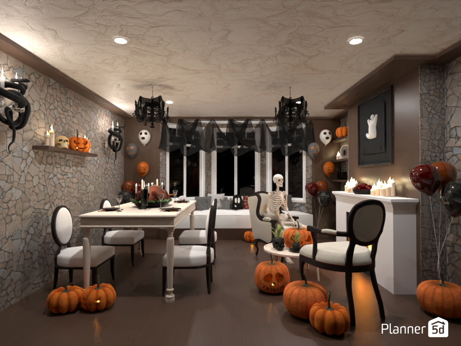 Ghost party at home / Batalla de diseño #10200960 by Hall Pat