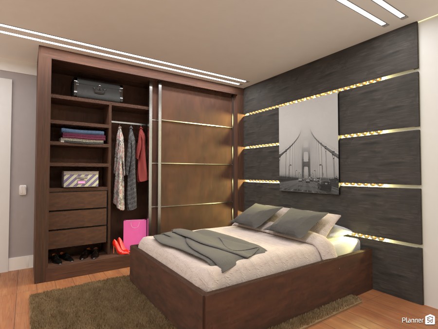 Dormitório Casal 5254605 by Dants Projetos 3D image